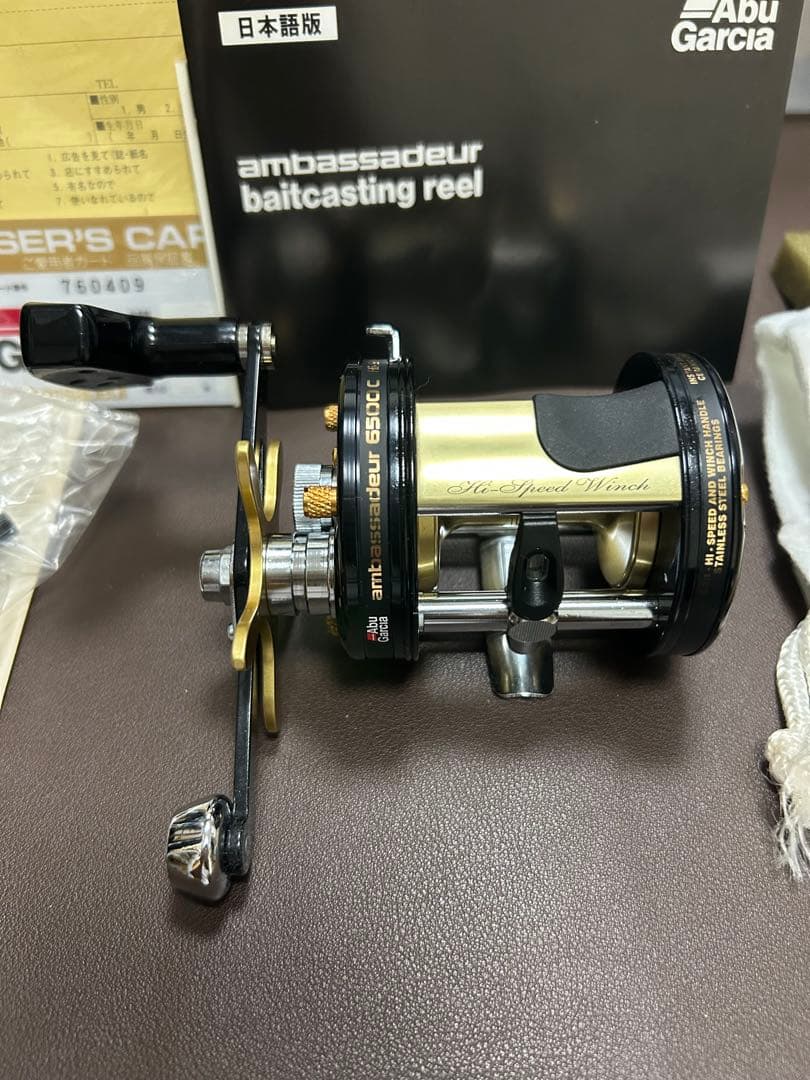 アブガルシア アンバサダー 6500C 箱 付属品付き 極上美品 ビンテージ