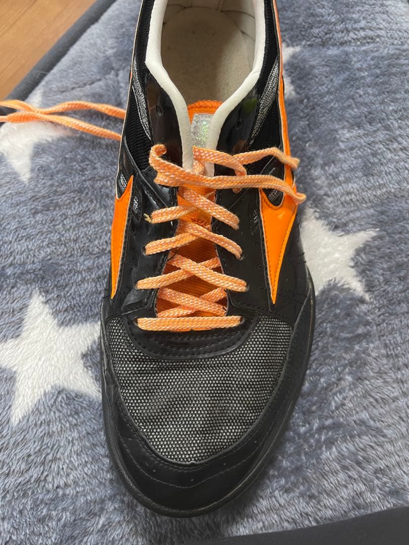 Mizuno ブラック/オレンジ 砲丸投げシューズ　26.5cm