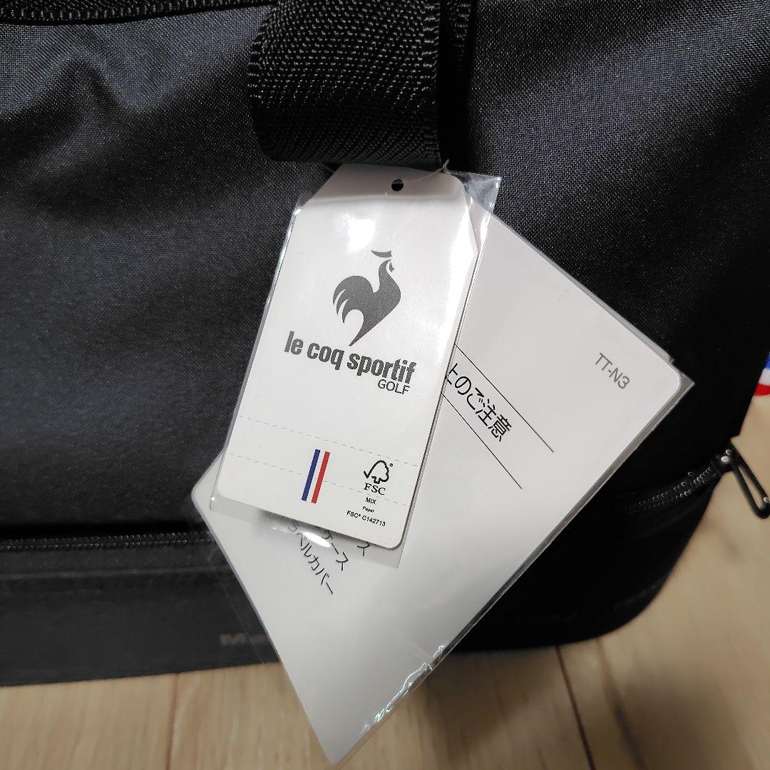 【未使用品】le coq sportif／ゴルフ2WAYバッグ　 シューズ