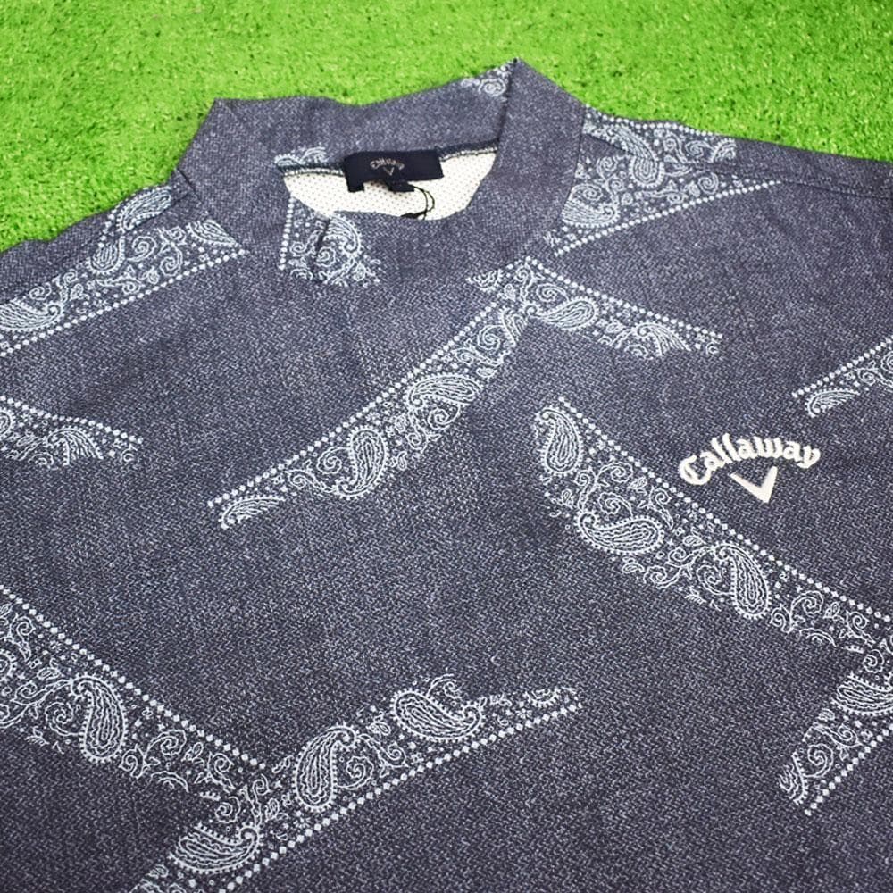 Callaway/キャロウェイ ゴルフ モックネック【ネイビー/LL】新品！