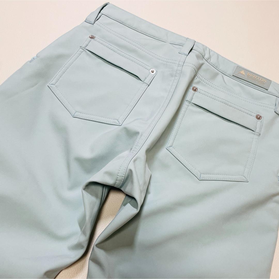 6713【タグ付】バートン　パンツ　レディース　裏起毛　ブーツカット　スリム