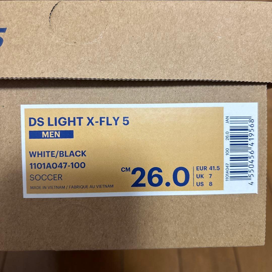 ASICS DS LIGHT X-FLY ホワイト スパイク　26.0cm