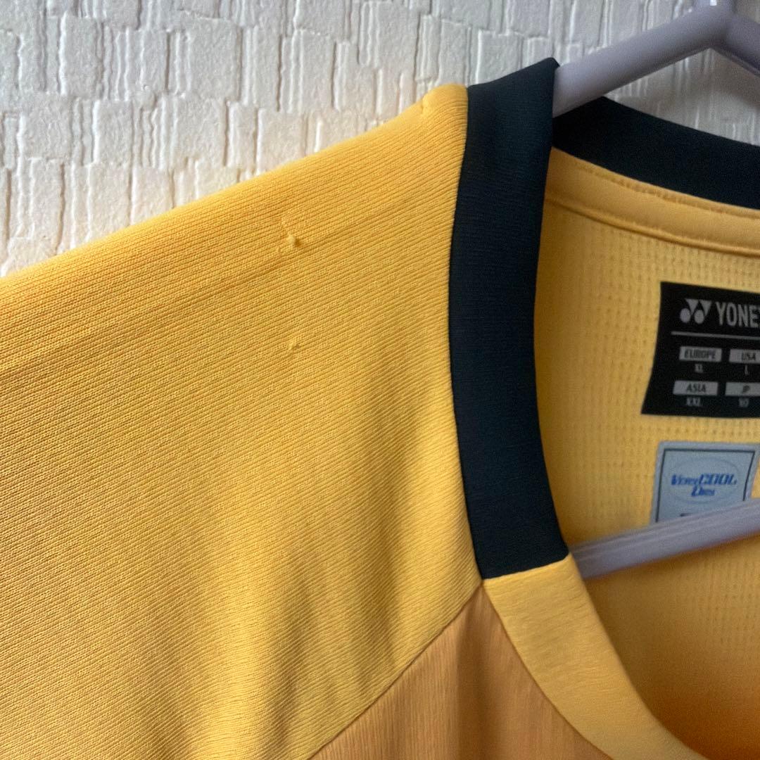 YONEX バドミントンウェア イエロー XO