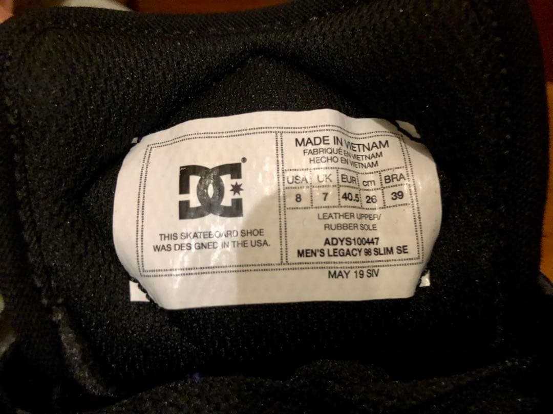 DC SHOE USA スニーカー グレー/ブラック（26cm）
