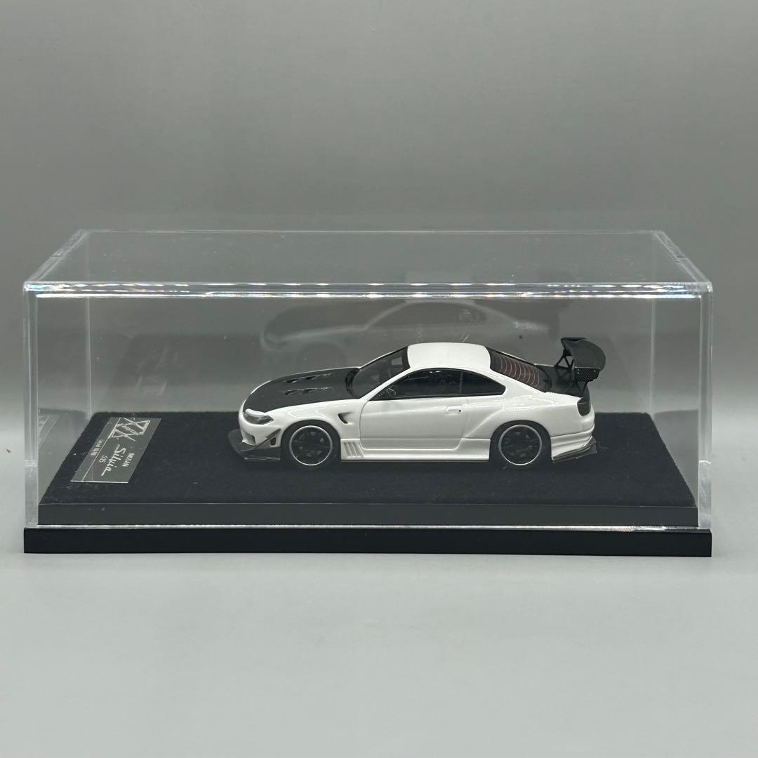 ミニカー Error 404 1/64 Nissan Silvia S15 white