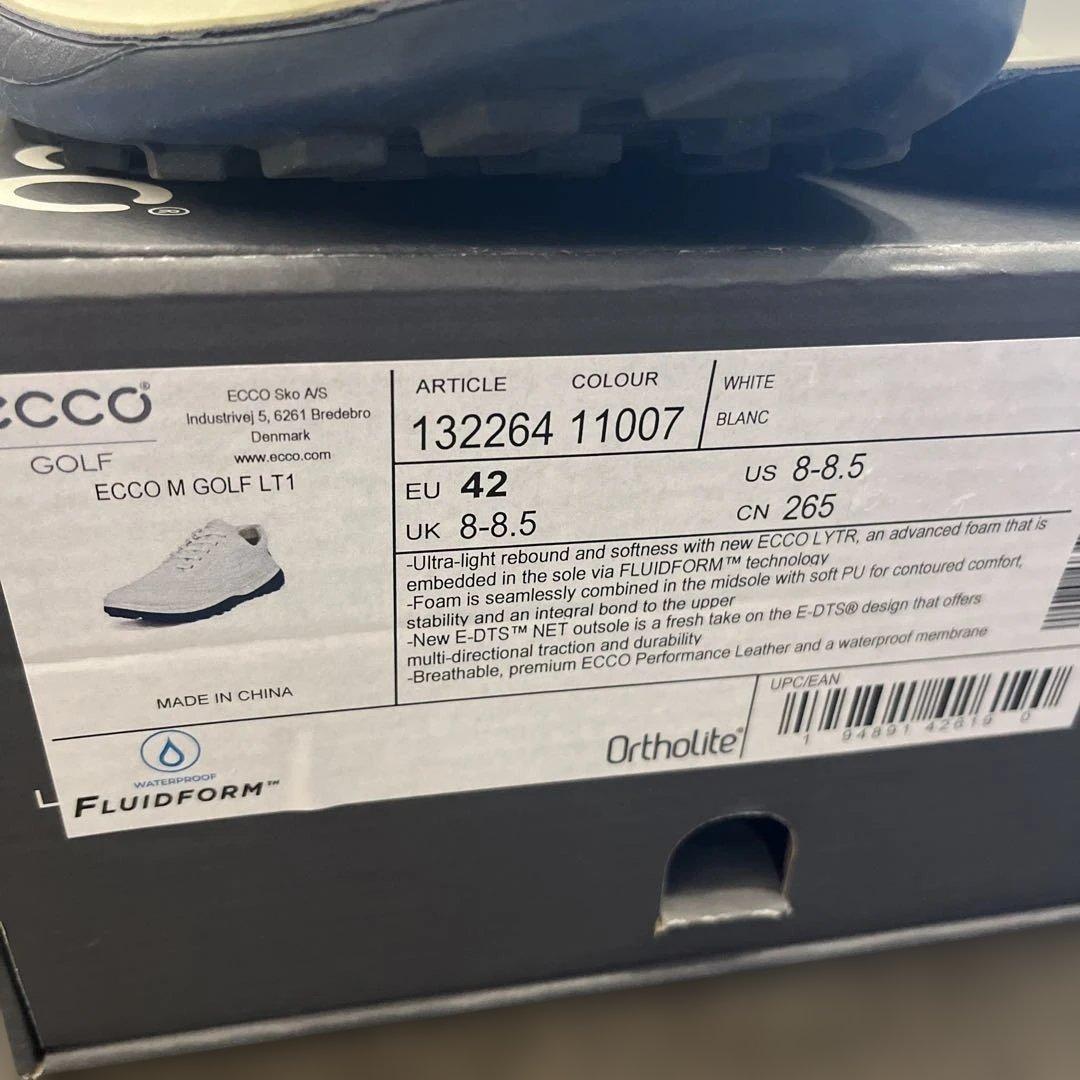 ECCO GOLF LT1 ホワイト 42サイズ