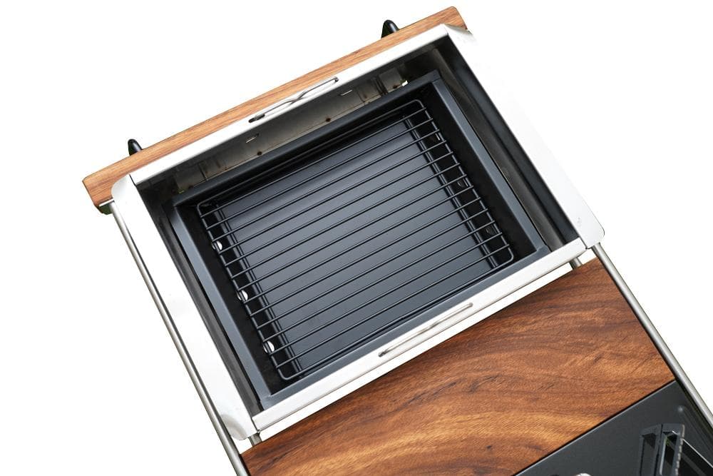 展示品処分 TNR ステンレス製 組み立て式 バーベキューコンロ キャンプ用品