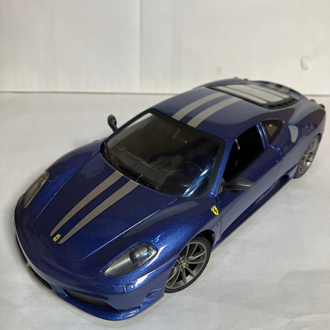 1/18ホットウィール ⭐️フェラーリ　430 スクーデリア⚡️ブルー　箱付き美品✨
