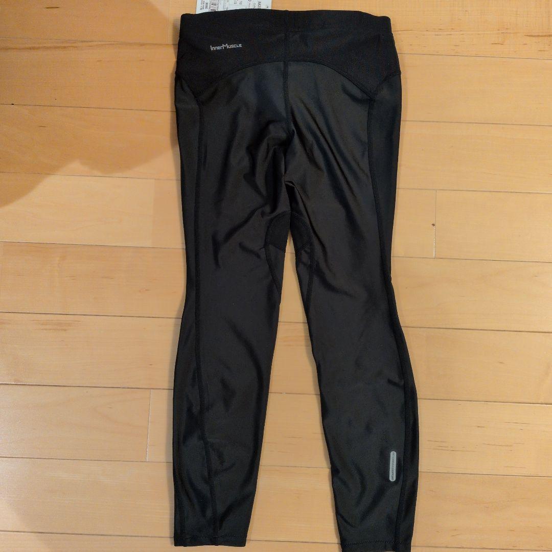 新品　サイズS　ASICS ロングタイツ ST ブラック