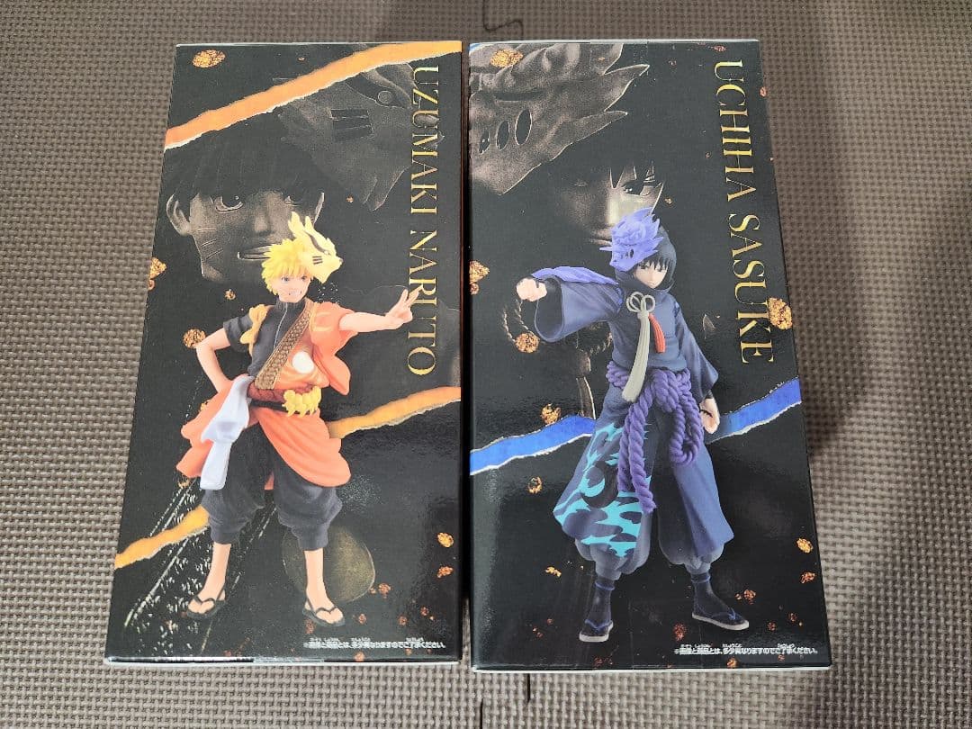 ナルト NARUTO疾風伝アニメ20周年記念衣装フィギュア ナルト&サスケ未開封