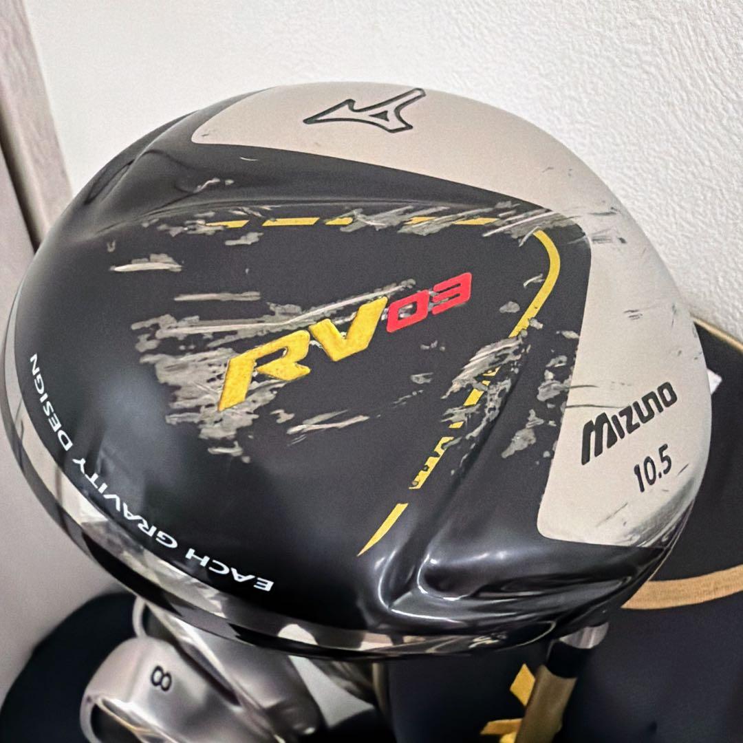 メンズ　ミズノRV3 ゴルフクラブセット　初心者向け　カーボンR　本格フルセット