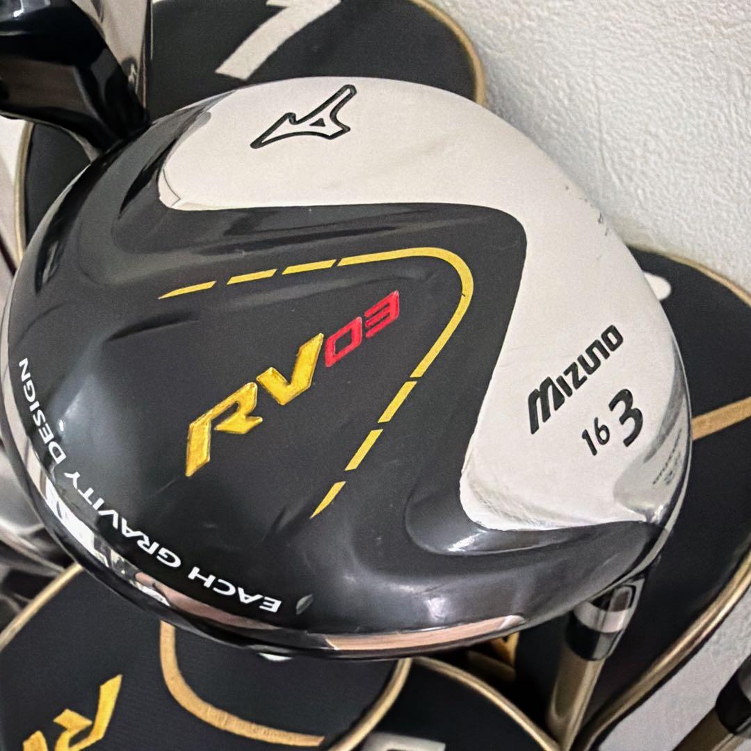 メンズ　ミズノRV3 ゴルフクラブセット　初心者向け　カーボンR　本格フルセット