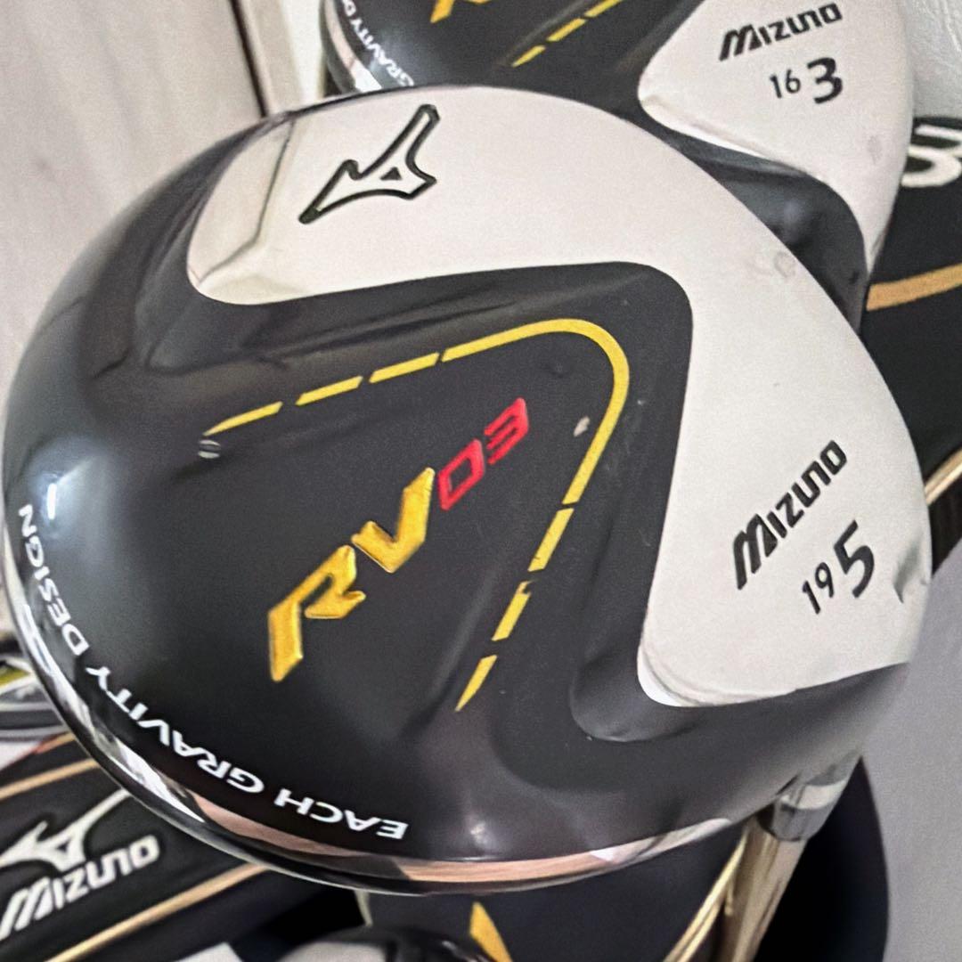 メンズ　ミズノRV3 ゴルフクラブセット　初心者向け　カーボンR　本格フルセット