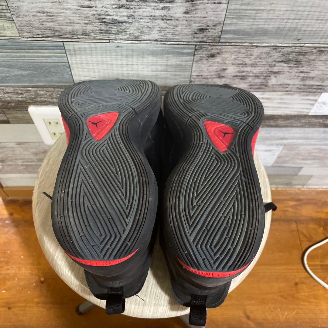 ルカ1 Jordan バスケットボールシューズ 黒/赤