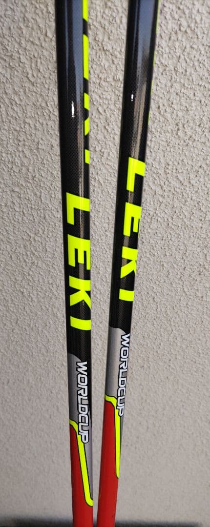 未使用保管品 LEKI WORLD CUP ポール ストラップ付属 117cm