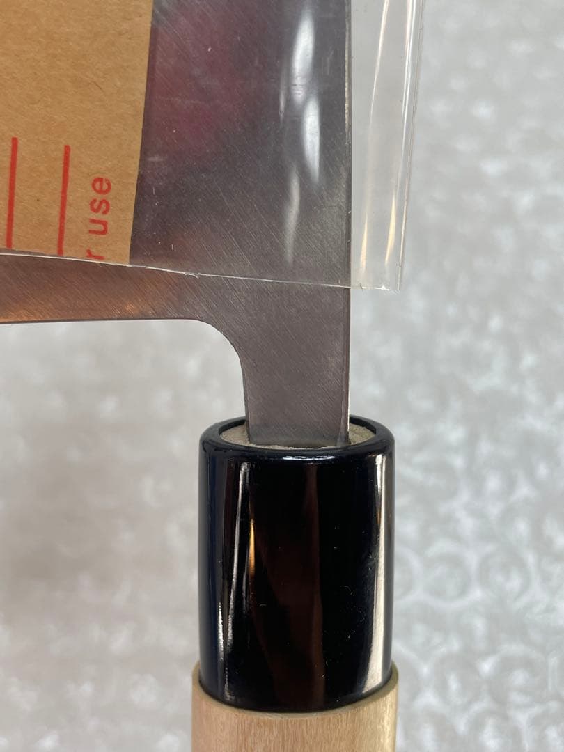 3.登録 忠房 出刃包丁 135mm 和包丁 木柄 箱付