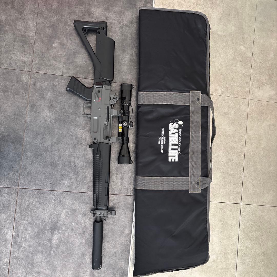 SG550 電動オートマチック エアーガン スコープ付き