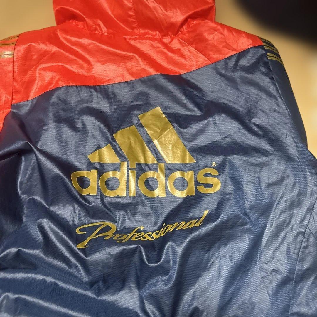 ひ*羊様 adidas Professional ピステ上下 赤・紺　セットアッ