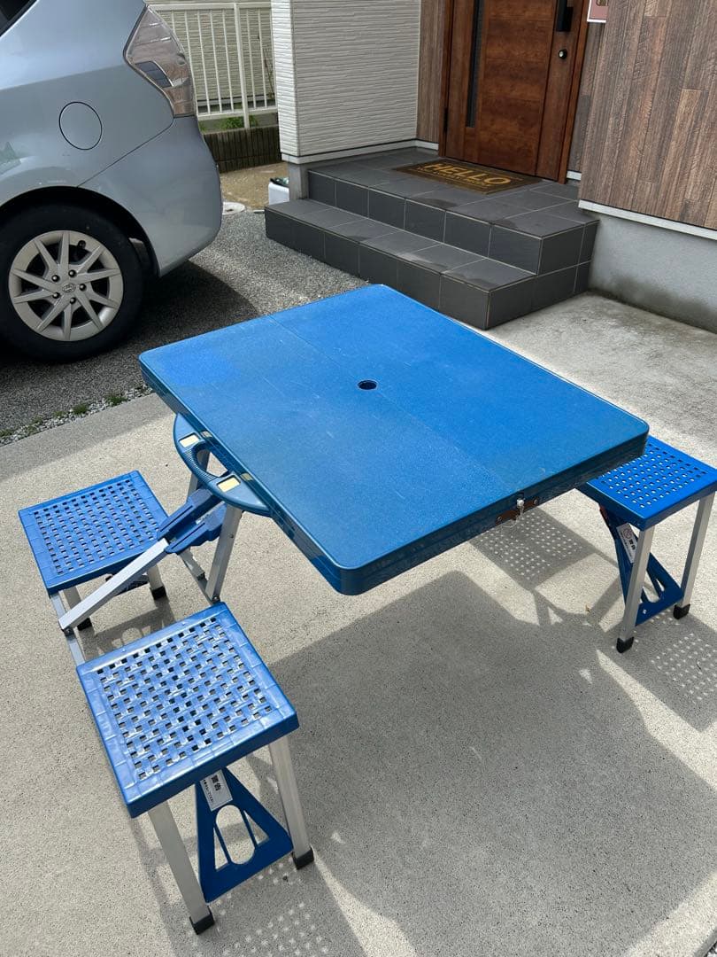 テーブルチェアセット　テーブルイス　アウトドア