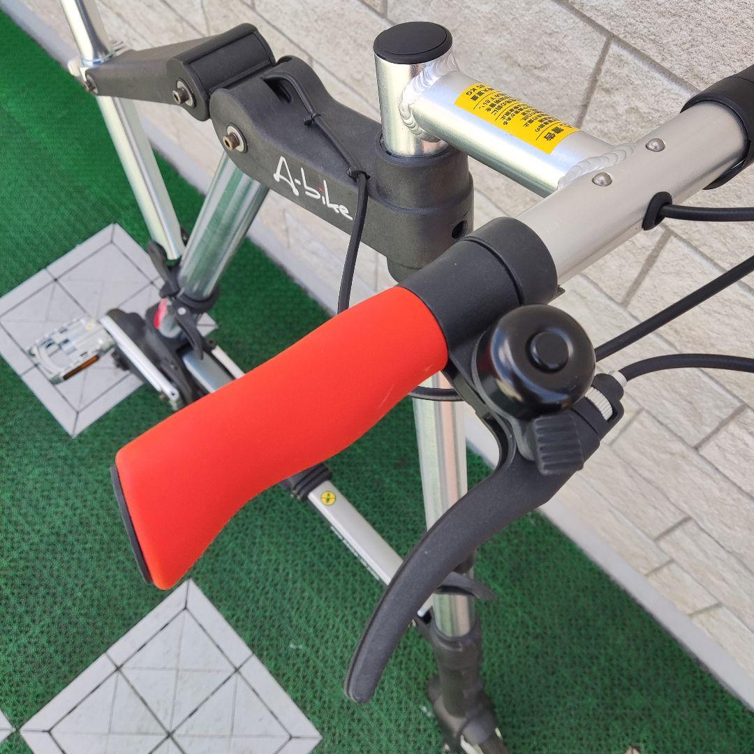 極美品 10m走行 正規 付属品完備 A-bike 折りたたみ自転車 DZB01