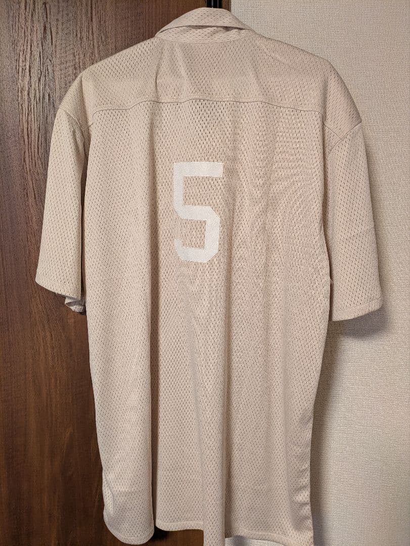 ballaholic mesh 半袖シャツ ベージュ
