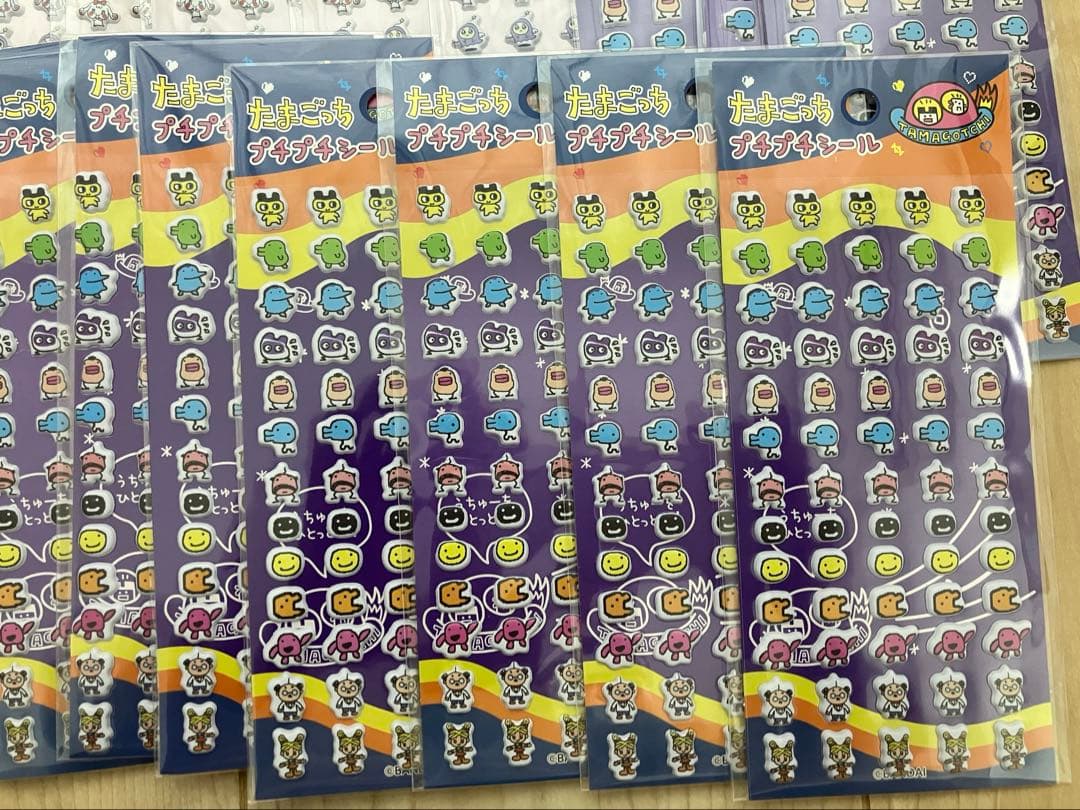 たまごっちプチプチシール　キラキラシール　47枚まとめ売り