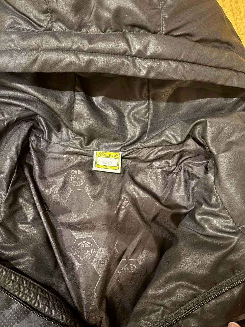 ATHLETA ダウンベンチコート 黒　160