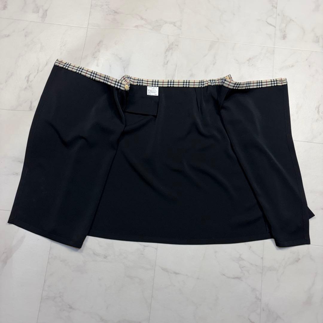 バーバリー　ゴルフ　2way スカートパンツ　ノバチェック 13AR 日本製