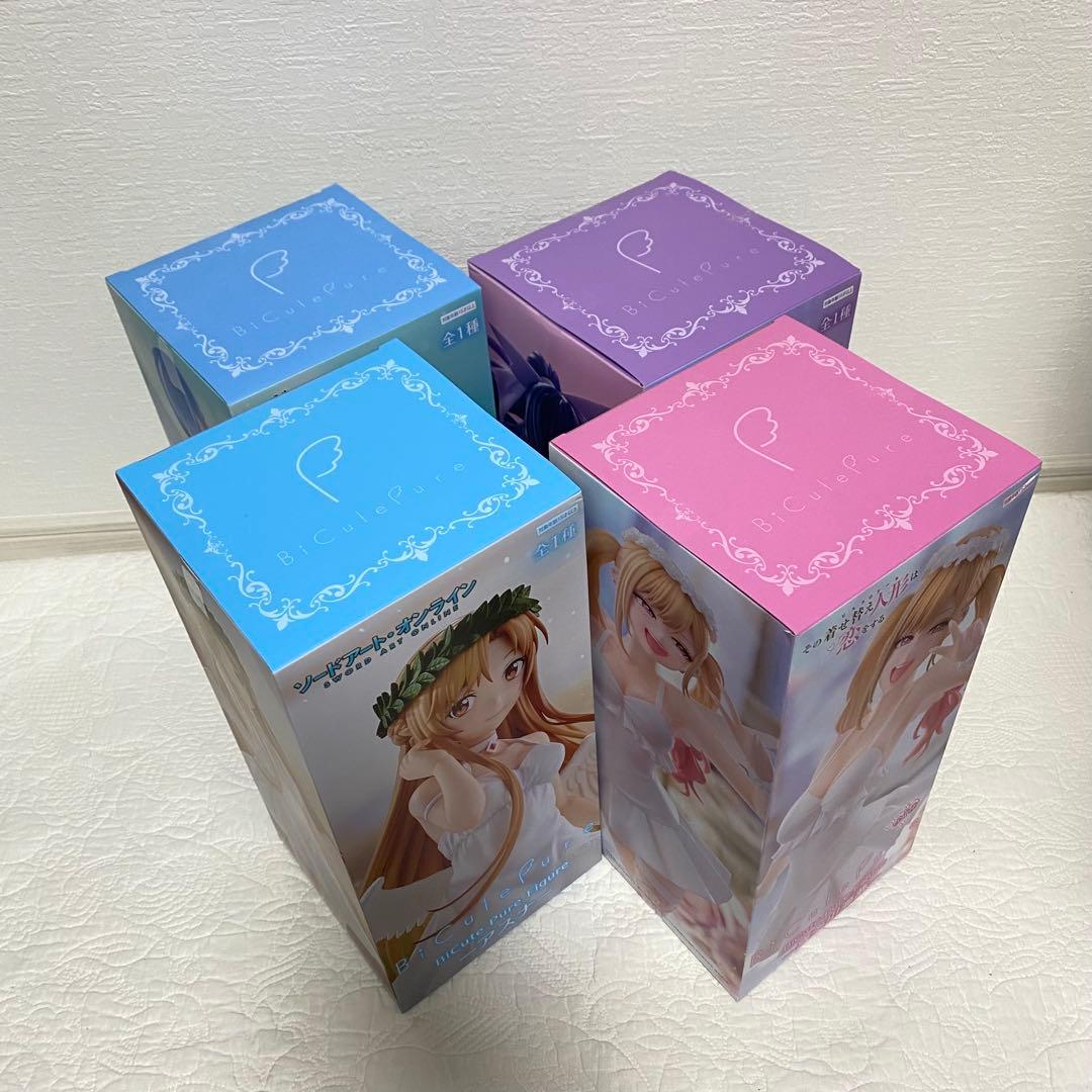 BiCute Pure Figure アスナ 喜多川海夢 レム 夜刀神十香 4種