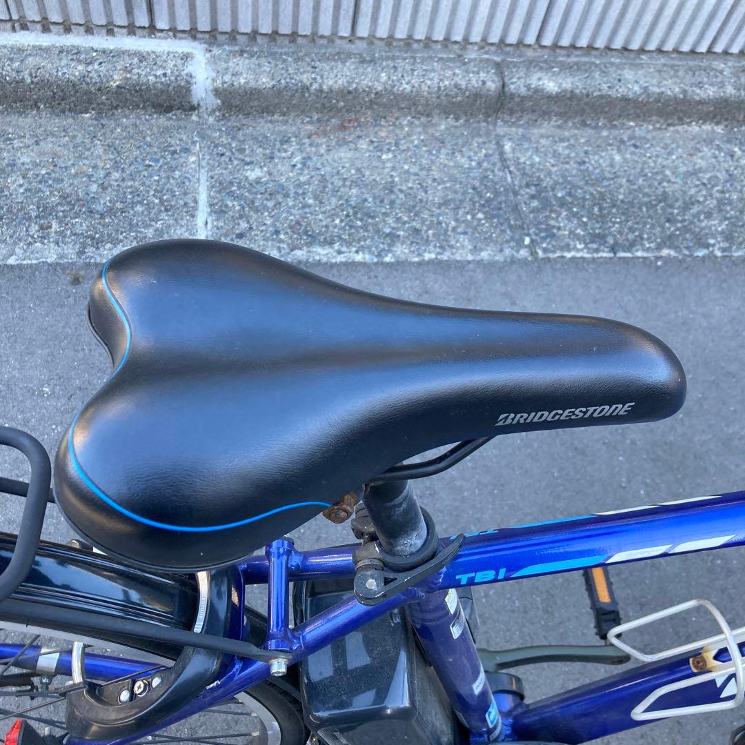 BRIDGESTONE 電動アシスト自転車 青
