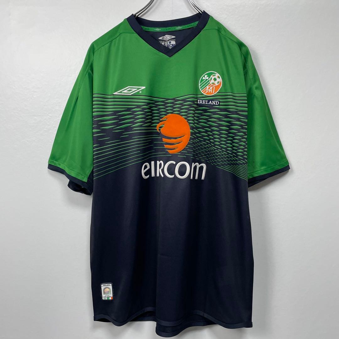 UMBRO アイルランド代表　ホーム　ユニフォーム　eircom 00年初期
