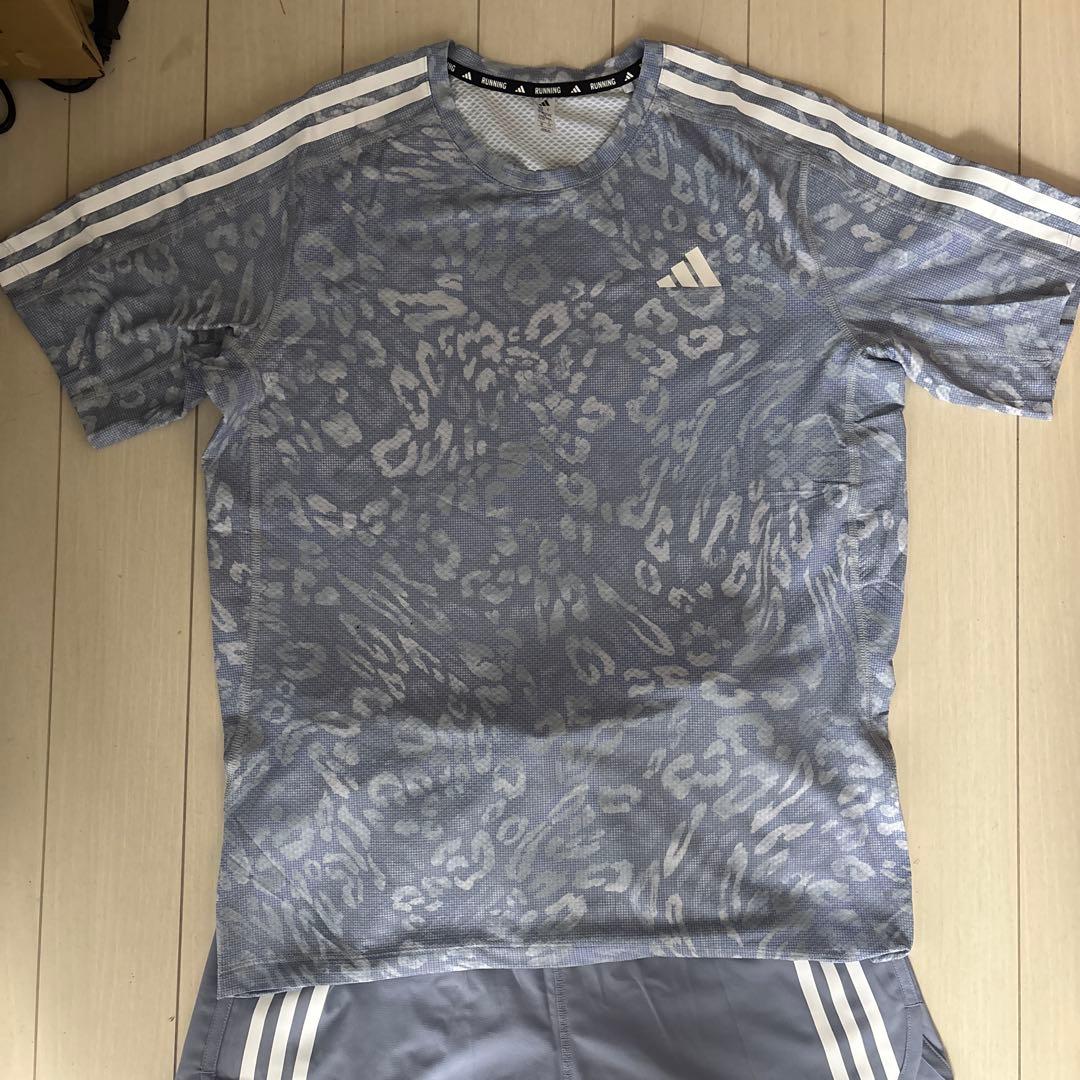 adidas レオパード柄 ジャージ上下セット