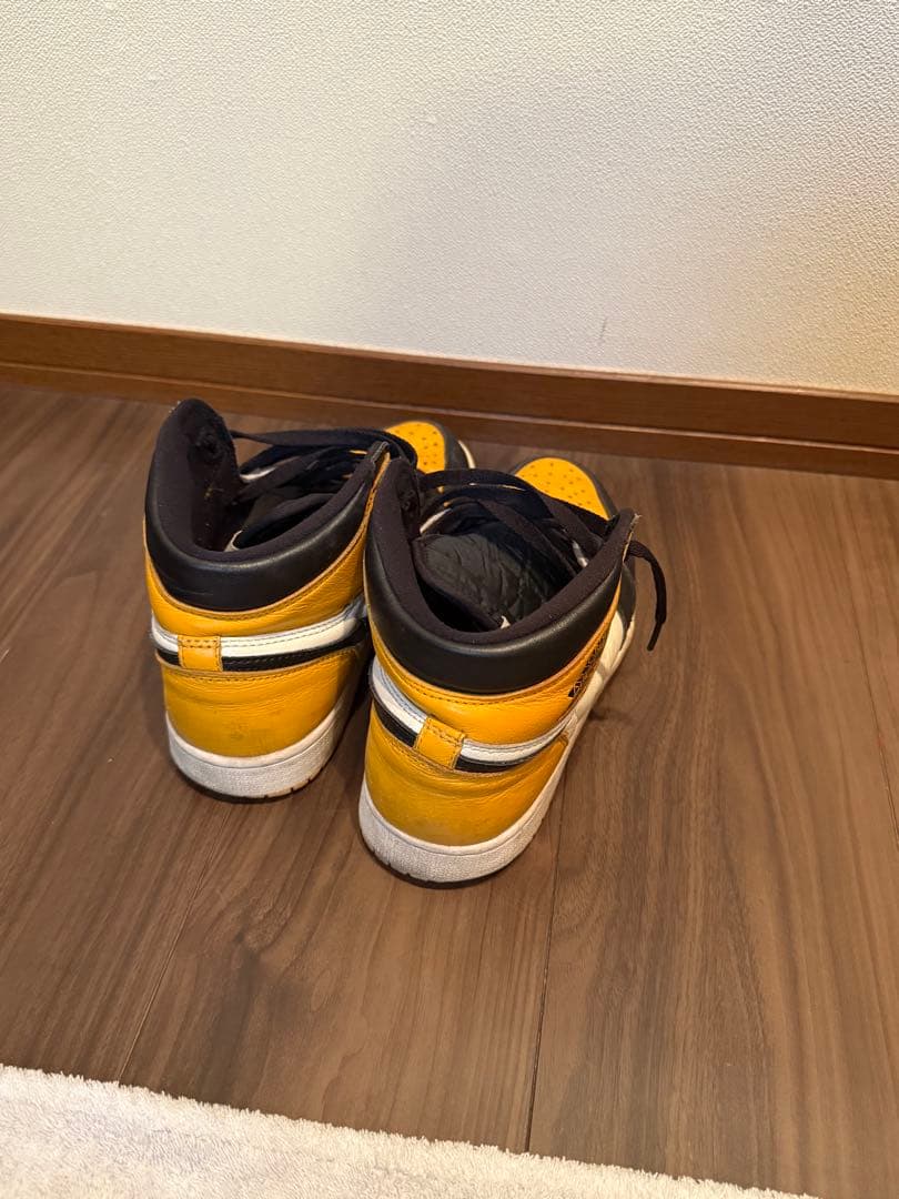Nike Air Jordan 1 ブラック/イエロー 27cm