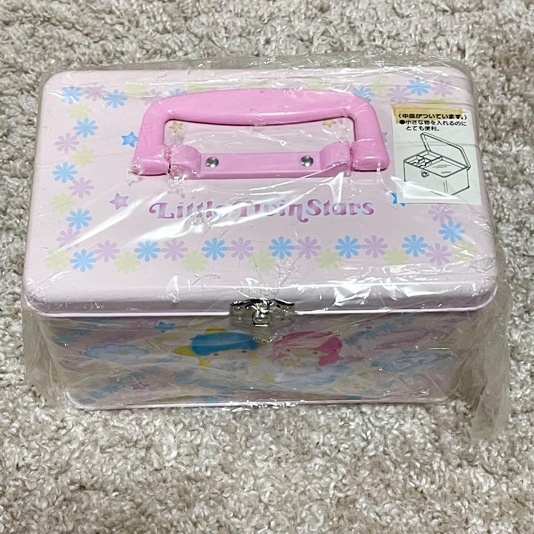 【未開封】1999年　リトルツインスターズ　缶　缶ケース　キキララ　サンリオ　②