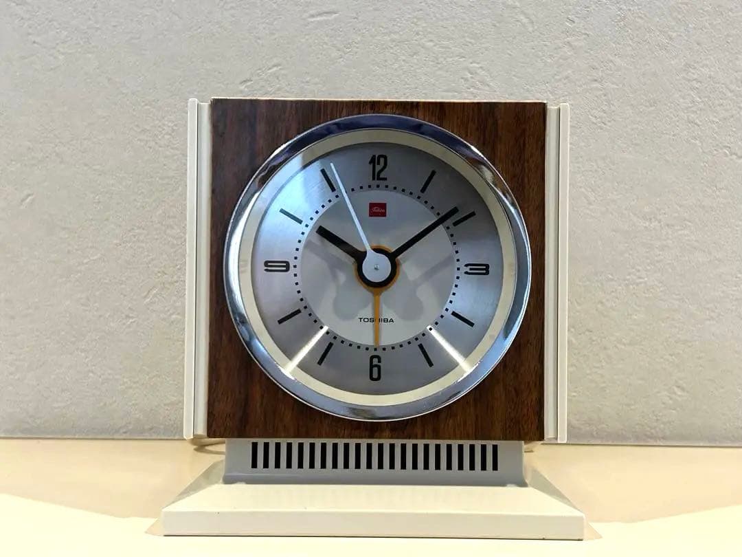 昭和レトロ　オールド東芝　電気時計　TCM-651