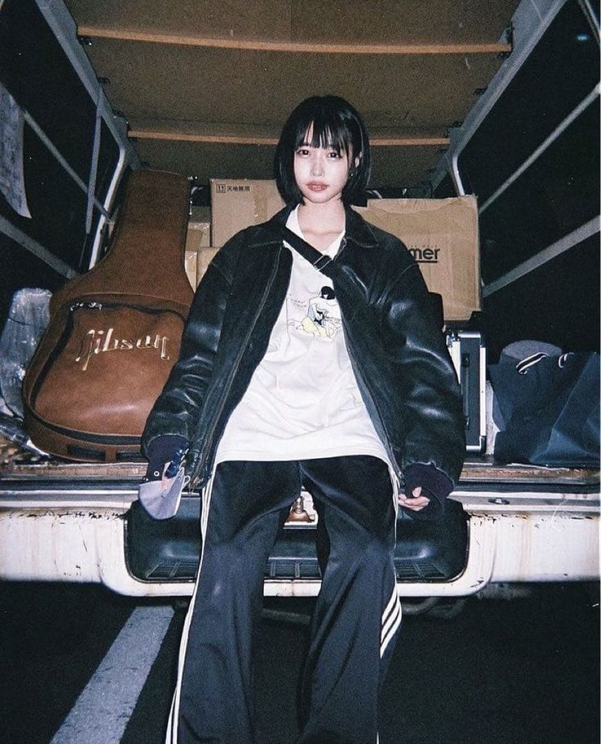 80s adidas ワイドストレート トラックパンツ ブラック あのちゃん愛用