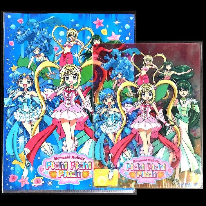 2点[ぴちぴちピッチ]クリアファイル,下敷き+おまけ★花森ぴんく