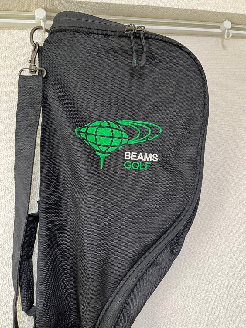BEAMS GOLF ビームスゴルフ練習用バッグ 黒 ショルダー付
