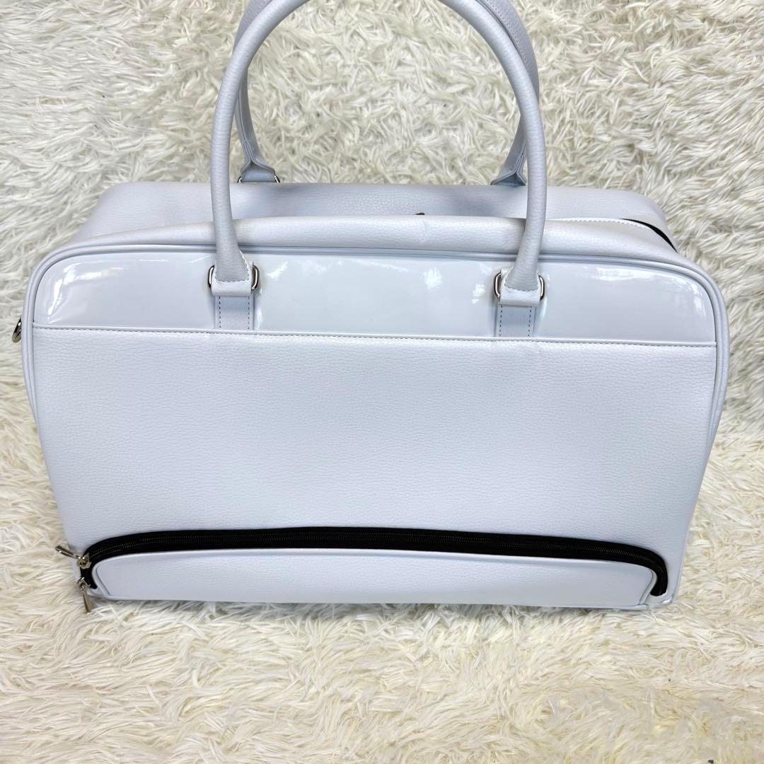 【ゼクシオ】新品未使用 ボストンバック ショルダー付き ホワイト 大容量