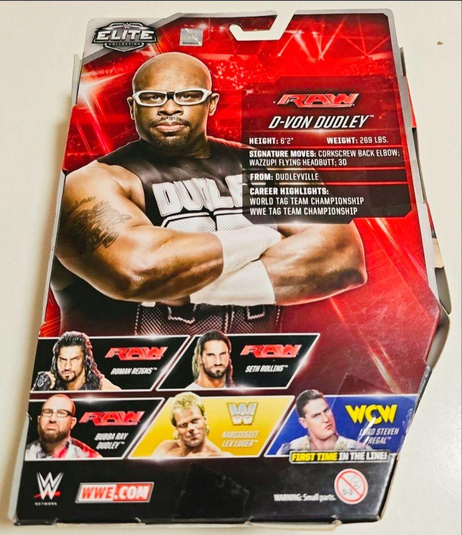 未開封品！D-Von Dudley フィギュア (グラス・テーブル付き)