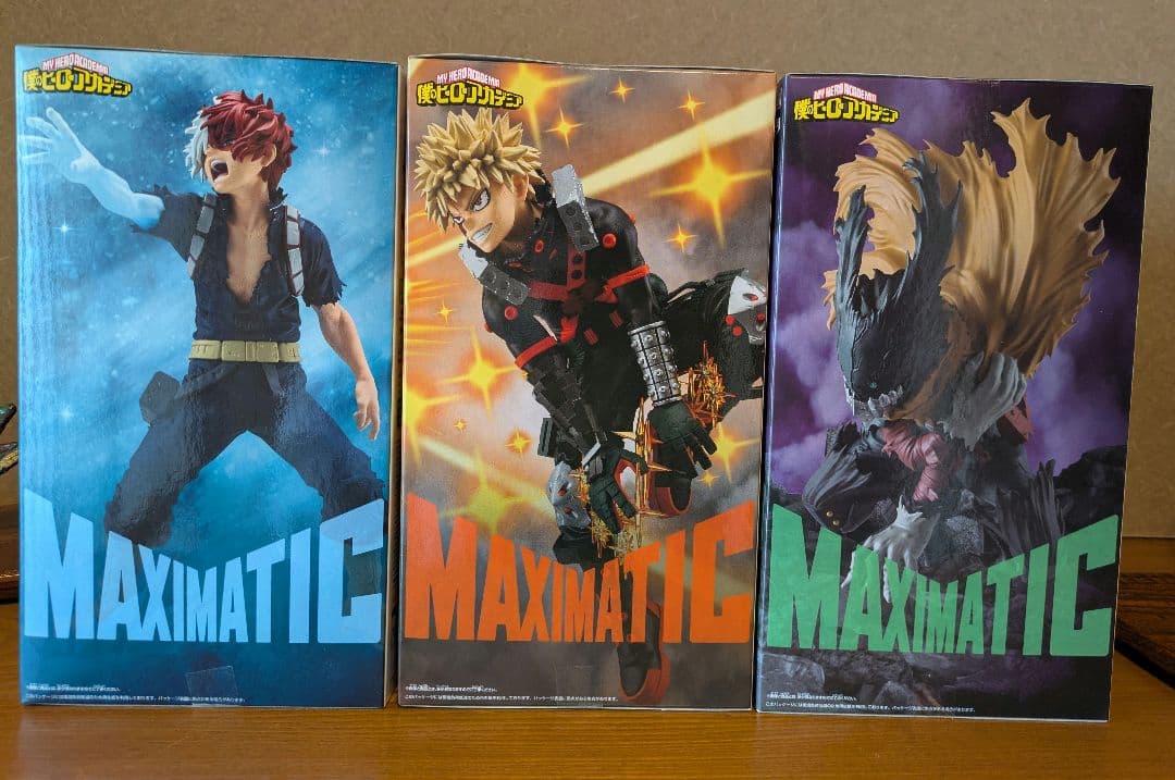 僕のヒーローアカデミアMAXIMATIC 轟焦凍 爆豪勝己 緑谷出久 フィギュア