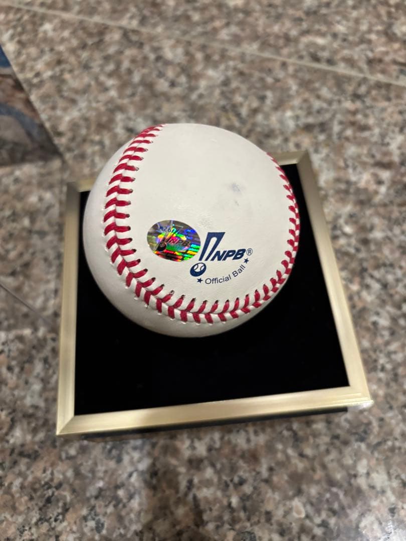 山崎福也 18 日本ハムファイターズ　サインボール　NPB公式 正規品　本物