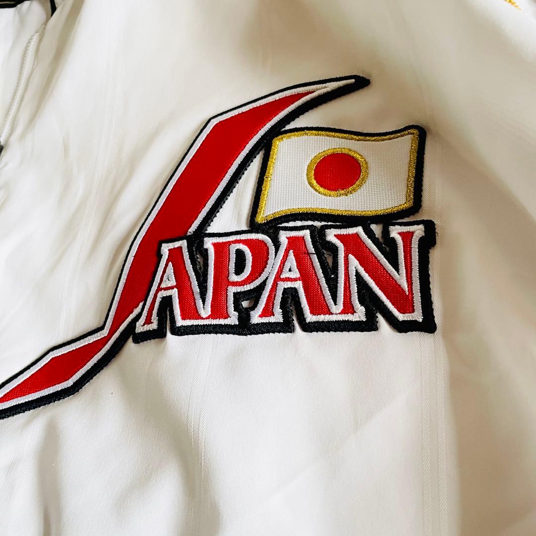【美品】ミズノプロ Mizuno 日本代表 Vジャン ハーフスリーブジャケット
