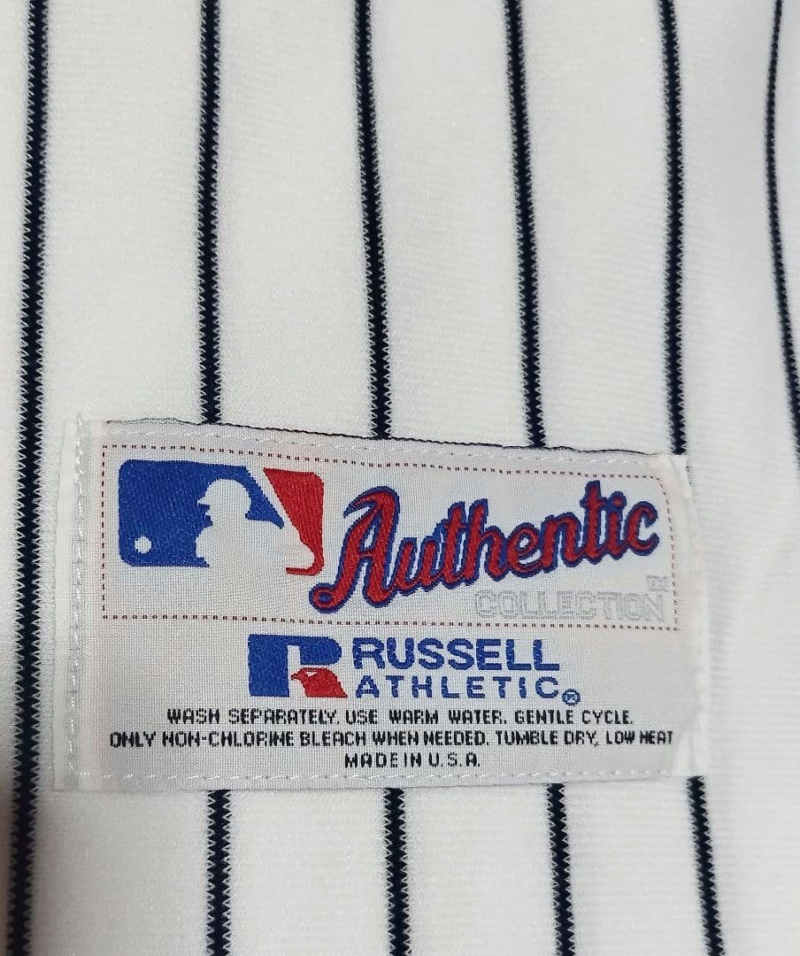 良品　Russell　NYヤンキース　レプリカユニフォーム　100周年　松井秀喜
