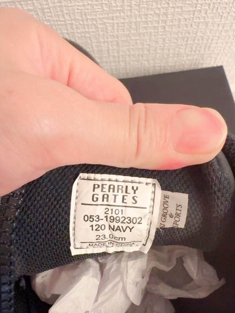 PEARLY GATES グレー ハイカットシューズ 89