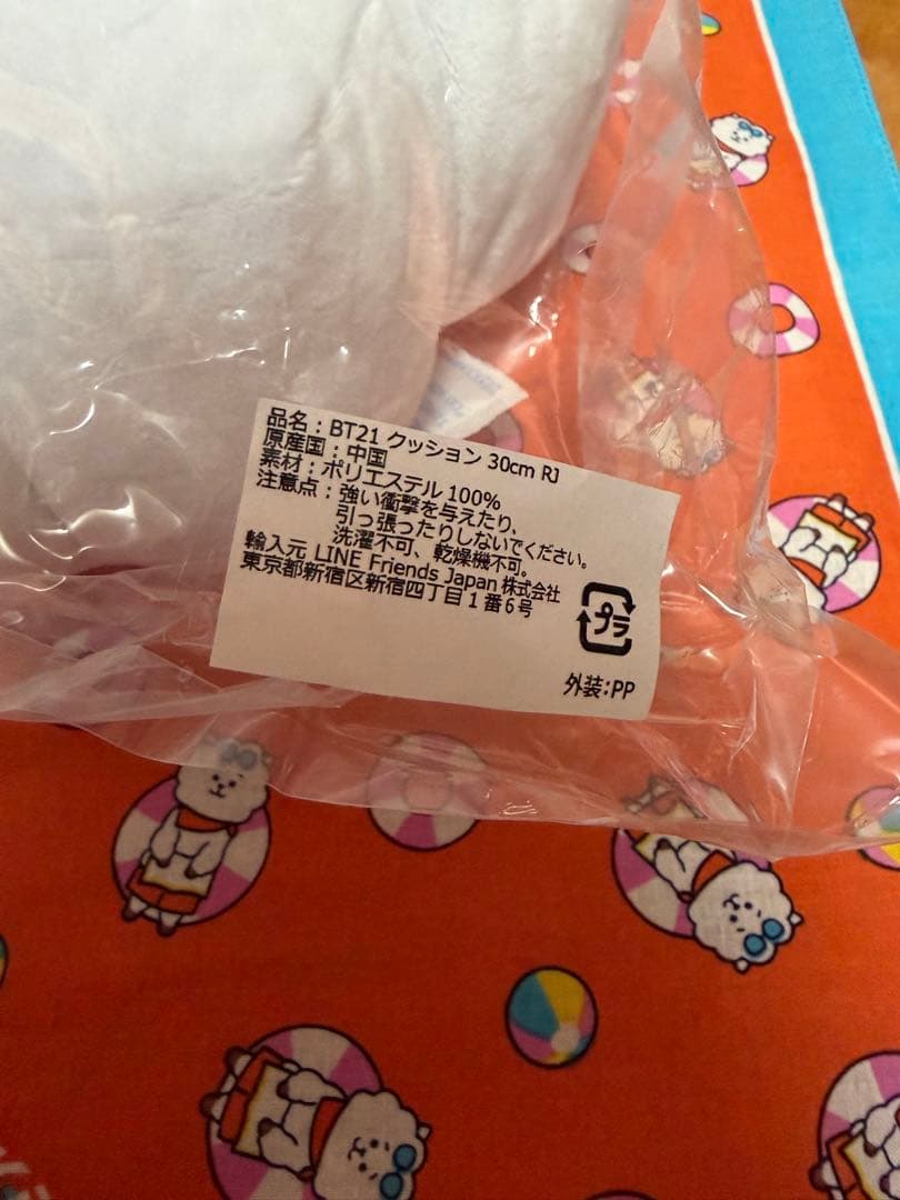BT21 RJハロウィン スタンディングドール＆クッション セット