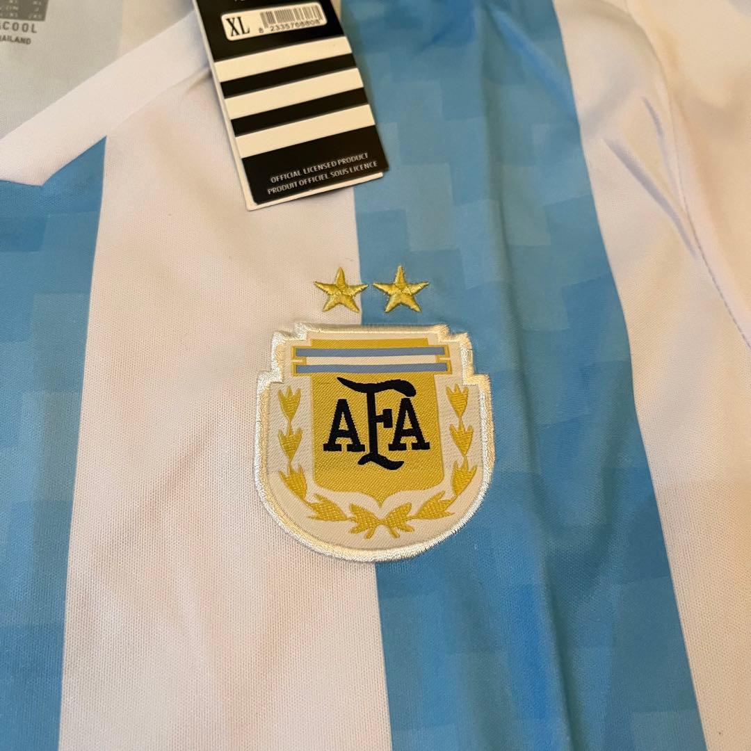 【新品】2018 W杯　アルゼンチン　adidas ユニフォーム　XL