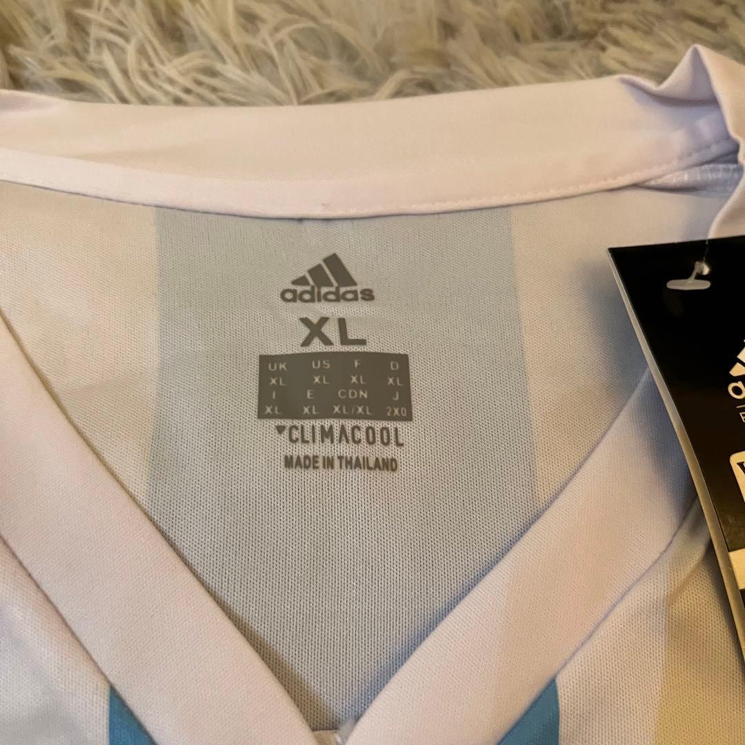 【新品】2018 W杯　アルゼンチン　adidas ユニフォーム　XL