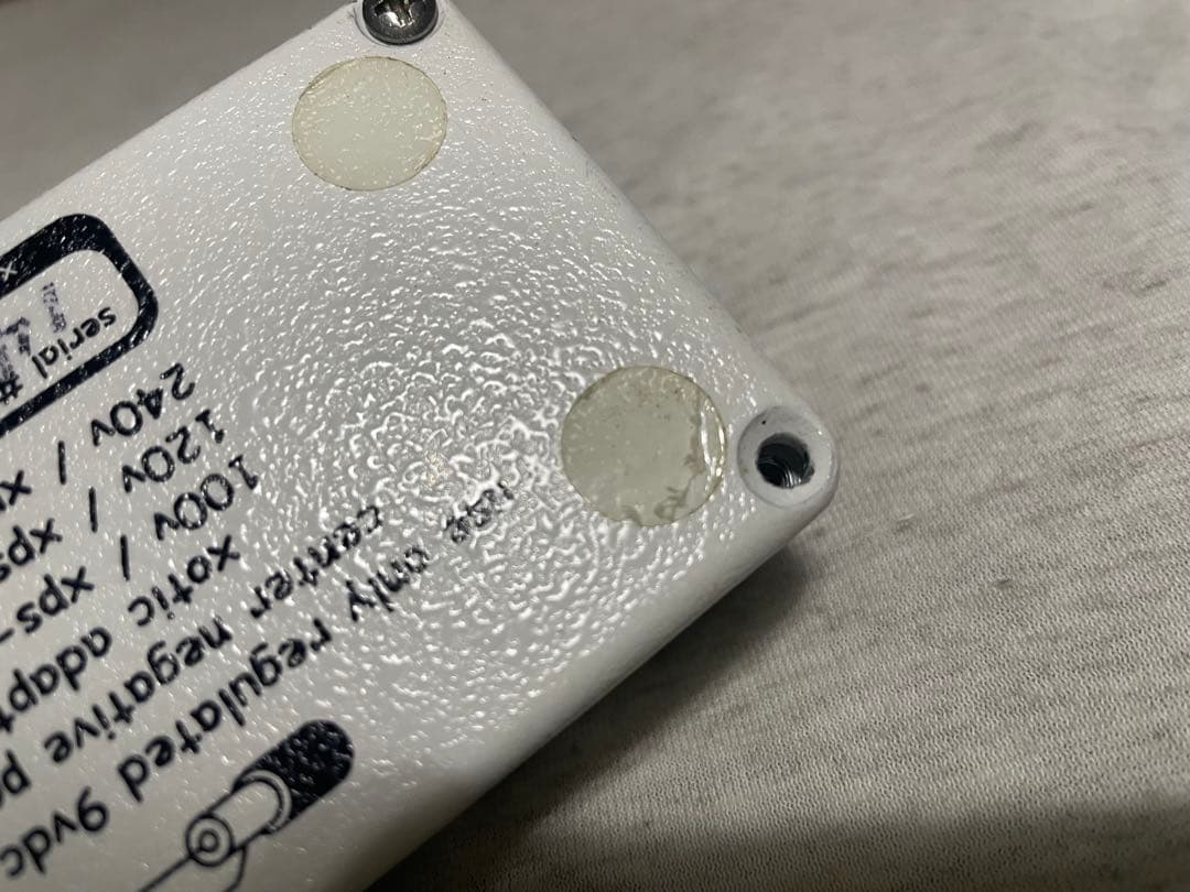 Xotic RC Booster 初期型 手書きシリアル
