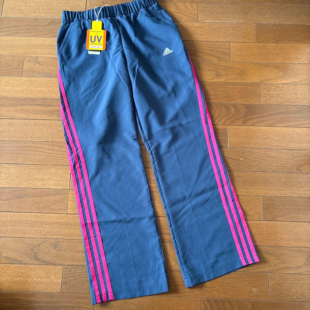 【新品】アディダス　ウィンドブレーカー　UV 上下セット　上着L パンツM